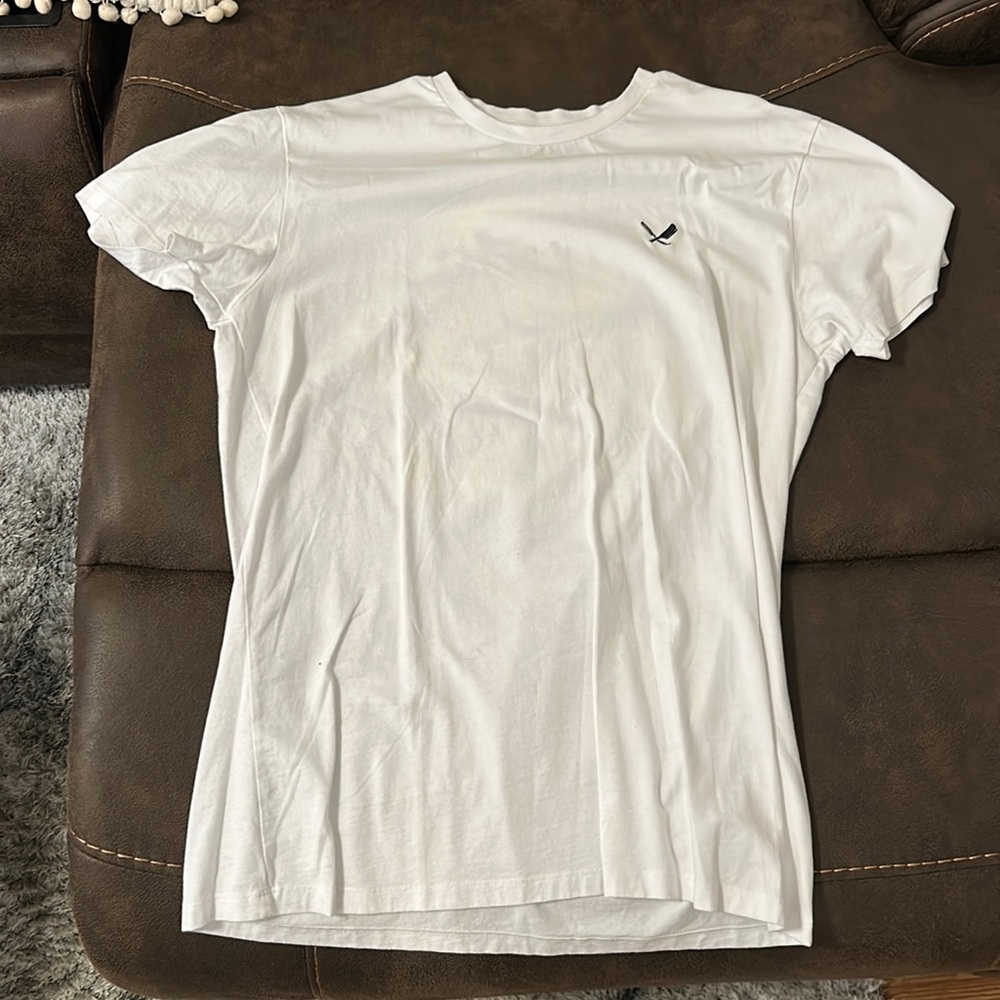 Brand new Distorted People white graphic t shirt size large